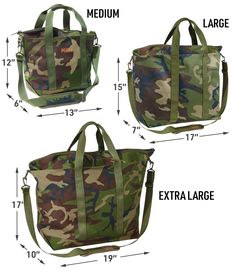 Camouflage Functional Travel Bags, Camouflage Tactical Bags For Outdoor Activities, Functional Camouflage Travel Bag, Tactical Camouflage Bags For Outdoor Activities, Functional Camouflage Bags For Everyday Use, Tote Bag Diy Pattern, Hunting Packs, Inside Bag, Diy Tote Bag