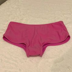 12.75” Across 5” Sides Notched Up On The Sides- Shows A Little More Leg Pink Fitted Swim Trunks For Sports, Fitted Pink Swim Trunks For Sports, Pink Fitted Swim Trunks For Vacation, Fitted Tankini For Poolside, Pink Stretch Swim Trunks For Pool, Fitted Tankini Brief For Pool, Fitted Brief Tankini For Pool, Fitted Solid Swim Trunks For Swimming, Fitted Swim Trunks