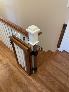 an image of a stair railing in the house