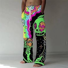 Men's Trousers Summer Pants Beach Pants Elastic Drawstring Design Front Pocket Straight Leg Animal Bird Graphic Prints Comfort Soft Casual Daily Fashion Designer White Brown 2023 - US $17.99 Black Drawstring Sweatpants For Summer, Baggy Drawstring Pants For Beach, Black Leisure Bottoms For Beach Season, Multicolor Drawstring Bottoms For Vacation, Multicolor Vacation Bottoms With Drawstring, Green Summer Leisure Pants, Black Pants For Beach Season Vacation, Summer Leisure Multicolor Bottoms, Baggy Green Sweatpants For Summer