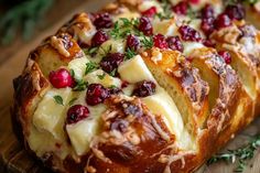 recipestasteful - Page 3 of 464 - Easy Recipes Pull Apart Cheese Bread, Baked Potato Soup Easy, Cranberry Appetizer, Rustic Italian Bread, Brie Cranberry, Bread Pull Apart Recipes, Cranberry Brie, Brie Recipes, Christmas Bread