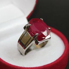 Elegant Design Oval Shape Ruby Yaqoot Yakoot Ring Sterling Silver 925 Men Ruby Handmade Ring for Men and Women Engagement Ring Product Type: Ring Ring Size: 5 US, 6 US, 7 US, 8 US, 9 US, 10 US, 11 US, 12 US, 13 US, 14 US, 15 US, 16 US Stone Type: Heated and Treated Ruby Yaqoot (Lab Created) These stone in real are in Million of Dollar so this is the copy of real stone Metal Type: Sterling Silver Main Stone: Ruby Yaqoot Main Stone Color: Red Handmade: Yes, Artisan Ring About us: We offer a variet Mens Ruby Ring Silver, Ruby Ring Designs For Men, Ruby Ring Men, Gents Rings, Ruby Ring Designs, Mens Ruby Ring, Gemstones Rings, Mens Ring Designs, Formal Men