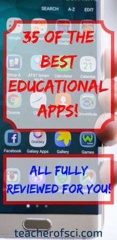 someone holding up their cell phone with the text, $ 5 off the best educational apps