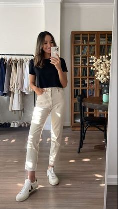 Tailored Pants Outfit, Style Désinvolte Chic, Chic Business Casual, High Waisted Dress Pants