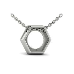 A reminder that you are loved, protected, and out-of-this-world chic: Think of our hexagon motif as a stylized halo‚Äö√Ñ√∂‚àö√ë‚àö‚àÇ‚Äö√†√∂‚àö√´‚Äö√†√∂‚àö√úthe six sides are a nod to the six-winged angels known as seraphim. Modern Sterling Silver Hexagon Jewelry, Hexagonal White Gold Jewelry With Diamond Cut, Hexagon Diamond Cut White Gold Jewelry, Rolex Shop, David Yurman Bracelet, You Are Loved, Earring Necklace, Ring Necklace, Honeycomb