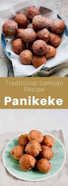 some food is sitting on a plate with the words traditional samosan recipe panike