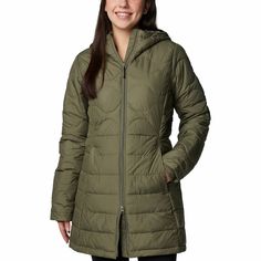 Stay cozy and warm in this women's Columbia Crown Point II Jacket.Click on this WOMEN'S GUIDE to find the perfect fit and more! Stay cozy and warm in this women's Columbia Crown Point II Jacket.Click on this WOMEN'S GUIDE to find the perfect fit and more! FEATURES Omni-HEAT thermal reflective lining Omni-SHIELD advanced water repellency Drawcord adjustable plush fleece-lined hood 2-way zipper closure Long sleeves 2 zipper pockets Partially linedFIT & SIZING Heavyweight 33-in. length from shoulder to hem Designed to hit above the kneesFABRIC & CARE Polyester Machine wash Imported Size: Medium. Color: Stone Green. Gender: female. Age Group: adult. Light Rain, Color Stone, Water Resistant Fabric, Stay Cozy, Outerwear Women, Above The Knee, Fabric Care, Columbia, Perfect Fit