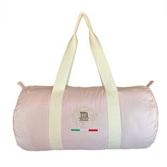 cotton round duffel bag baby pink - Tita italia Casual Cotton Bags For Overnight Trips, Casual Cotton Bag For Overnight Trips, Casual Cotton Duffle Bag For Overnight Trips, Boat Trip, Boat Trips, Cotton Bag, Duffel Bag, Pink Bag, Baby Pink