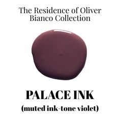 the residence of oliver blanco collection - palace ink muted ink tone violet