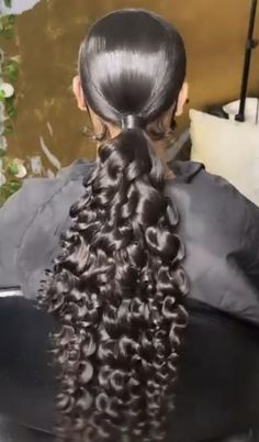 Black Hair Prom Hairstyles, Baddie Prom Hairstyles, Cute Homecoming Hairstyles, Hair Styles For Birthday, Homecoming Hairstyles Black Hair, Ponytail Ideas, Prom Hairstyles For Black Women, Black Prom Hairstyles