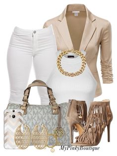 "#573" by gorgeousmama29 on Polyvore featuring Doublju, Ally Fashion, MICHAEL Michael Kors, Steve Madden, Michael Kors and Casetify Elegant Michael Kors Heels For Spring, Michael Kors Luxury Heels For Spring, Chic White Michael Kors Bag, Chic Spring Michael Kors Heels, Esthetician Lifestyle, Modern Michael Kors Bags With Gold-tone Hardware, Sophisticated Outfits, Ally Fashion, Swag Outfits For Girls