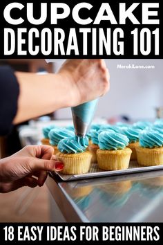 Best Cupcake Decorating Frosting, Piping Cupcake Frosting, Ideas To Decorate Cupcakes, Sultan Tip Cupcakes, Wilton Cupcake Decorating, Cupcake Decor For Men, 1m Cupcake Decorating, Easy Decorating Cupcakes, Cupcake Decorating Tips And Tricks