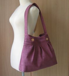 Purse Purple Softback Bag With Adjustable Strap, Everyday Use Softback Shoulder Bag, Handmade Purple Shoulder Bag For Everyday, Eco-friendly Pink Shoulder Bag For Everyday, Purple Square Bag For Everyday Use, Purple Square Everyday Bag, Handmade Purple Bags For Everyday Use, Everyday Handmade Purple Bags, Purple Everyday Pouch Shoulder Bag