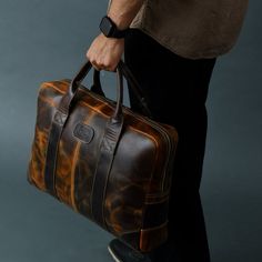 Professional Brown Laptop Bag, Professional Brown Cases For Office, Professional Leather Laptop Bag For Business Meetings, Professional Brown Briefcase, Professional Laptop Bag For Business Meetings, Leather Office Bags, Office Bags For Men, Office Bag, Mens Boots Fashion