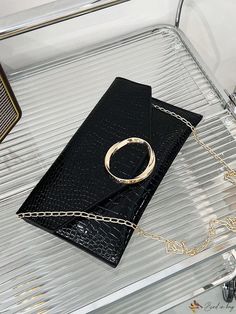 Bird in Bag - 2024 Versatile Crocodile Print Clutch Bag for Women: Trendy, Elegant Envelope Bag with a Simple and Fashionable Design Elegant Envelope, Envelope Purse, Printed Clutch, Shoulder Strap Bag, Crocodile Print, Crocodile Pattern, Envelope Bag, Bird In Bag, Bag For Women