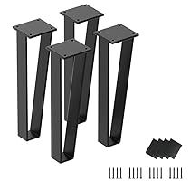 three black metal posts with screws and nails next to each other on a white background