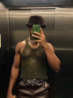 Male Club Outfits, Male Rave Outfits, Gay Club Outfit, Aesthetic Male Outfits, Men Aesthetic Outfits, Rave Outfits Men, Masc Fashion, Crochet Men, Extreme Fashion