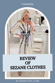 Want to see some Sezane outfits on? Here's a fall fashion for women overview with try on photos! Get inspired for midi length dresses, easy striped button down shirts, black dresses and Sezane shoes. Fashion outfits for women over 30! Classic French Style, Shirts Black, Cute Winter Outfits