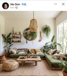 Minimalist Bohemian Living Room, Earthy Living Room, Interior Design Per La Casa, Bohemian Living Room, Apartment Decor Inspiration, Decor Home Living Room, Living Room Decor Apartment, Boho Living Room, Living Room Inspo