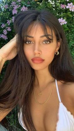 Brown Hair Inspo, Long Brown Hair, Haircuts For Long Hair, Haircuts With Bangs