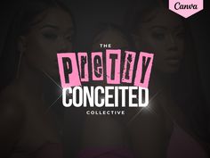 the prettyly connected collective logo with two women in pink and black dresses, one is wearing