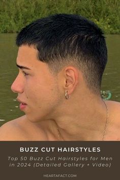 Discover the latest buzz cut hairstyles for men in 2024 with our detailed gallery and video! From classic buzz cut styles to trendy fades and bleached looks, we've curated the top 50 buzz cut hairstyles for men. Whether you prefer a short, long, fade, undercut, black, or blonde buzz cut, we have the perfect style for you. Explore the latest buzz cut trends and find your next bold hairstyle! #buzzcut #hairstylesformen #menhaircutstyles Buzzcut Straight Hair, Long Buzzcut Men Fade, Men’s Faded Buzz, 5 Guard Buzz Cut, Medium Buzz Cut, Buzzcuts Mens, Mens Buzz Cut Hairstyles, Men Buzzcut Styles, Men Buzzcut Fade