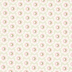 an abstract pattern with pink, green and white flowers on a light green background photo