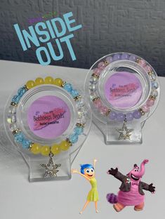 the inside out toys are on display for kids to see and do their own activities