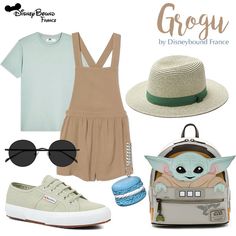 Hollywood Studios Disneybound, Grogu Disneybound, Disney Bound Outfits Star Wars, Disney Bound Outfits Summer, Disneybound Outfits Summer, Disneyworld 2023, Disney Bounding Ideas, Disney Diys, Hollywood Studios Outfit