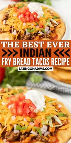 Indian fry bread tacos - delicious Indian tacos in minutes Indian Fry Bread Recipe Easy, Indian Taco Recipes, Native American Food Recipes, Easy Fry Bread Recipe, Indian Fried Bread, Indian Fried Bread Recipe, Indian Taco, Fry Bread Tacos, Fry Bread Recipe