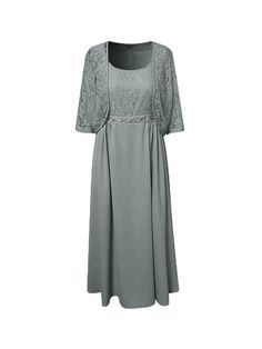 Steel_Grey Pink Tea, Lace Chiffon, Belt Dress, Applique Dress, Mother Of The Bride Dress, Dress Set, Tea Length, Dress Suits, Lace Applique