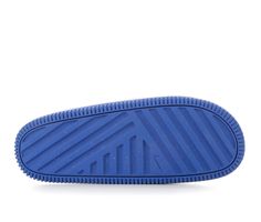 Engineered with lightweight materials, these slides provide a comfortable and easy slip-on experience. Whether you're recovering from an intense workout, or taking it easy by the pool, embrace your feet in calm, cool comfort. Easy slip-on entry, Lightly padded footbed, Textured outsole provides traction, Open toe | Men's Nike Calm Slide Sport Slides Sandals in Game Royal Blue Size 11 Slides Sandals, Intense Workout, Mens Sandals, Nike Logo, Slide Sandals, Men's Nike, Size 13, The Pool, Open Toe