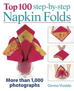 the book is about how to make napkins with origami and other things