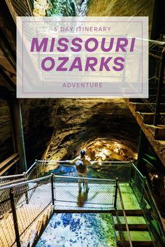 This image contains: A view inside of a cave in the Ozarks Ozark Vacation Missouri, Camping In The Ozarks, Things To Do In The Ozarks Missouri, Missouri Vacation Ideas, Lake Of Ozarks, Ozarks Vacation, Lake Ozark Missouri, Lake Of The Ozarks Missouri