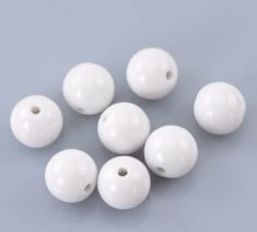 300 Round White Acrylic Beads 12mm Diameter with 2mm Hole Beading Necklaces, Buy Bead, Craft Making, White Acrylic, White Acrylics, Acrylic Beads, Sewing Stores, Bead Crafts, Jewelry Making Beads