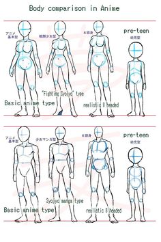 how to draw the human body from different angles and positions, with instructions for each part