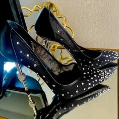 Black Stud Philipp Plain Heels, No Box, Size 37 Plain Heels, Philipp Plein Shoes, Black Stud, Philipp Plein, Shoes Women Heels, Shoes Heels, Women Shoes, Heels, Women Shopping