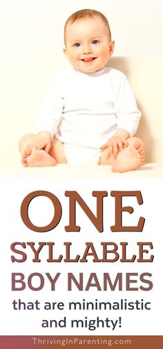 These one-syllable boy names are minimalistic and mighty! Carrying powerful meanings like fearless, strong, fierce and adventurous, these short boy names will stand out. Whether you’re looking for one syllable boy names with meaning, four letter boy names, short middle names or three-letter boy names, this one syllable names list offers unique and cool options. From classic short baby boy names, popular 1-syllable boy names to short rare names, these short name ideas will make a statement.