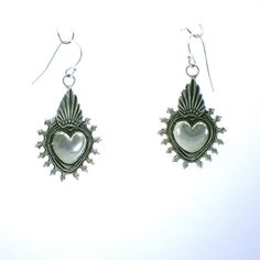 sacred Content Photos, Native Style, French Wire, Heart Soul, Ethnic Jewelry, Sacred Heart, Style Earrings, Santa Fe, Precious Metals