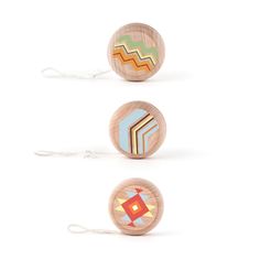 These wooden yo-yo’s with tribal prints are fun and functional and completely nostalgic!
Please note that this product is assorted. You will receive a random color/design.


Materials: Beechwood, string
Dimensions: 3.6 x dia. 5.8 cm Tinker Toys, Plan Toys, Mini Stuff, Toys Ideas, Eco Friendly Toys, Yo-yos, Green Toys, Paper Place, Gadget Gifts