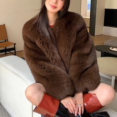 Coat is the best way to keep your body warm during this winter. This fashionable item has all the features you need to stay cozy and stylish at the same time. Do you wanahavit? Faux Fur Coats, Fur Coats, Body Warmer, Winter Coats Women, Female Fashion, Leather Jackets Women, Stay Cozy, Faux Fur Coat, Winter Coat