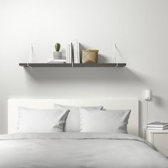 bedroom wall shelves