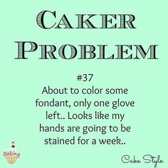 the words caker problem are written in black on a green background with an image of a