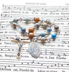 Immaculate Conception prayer chaplet, antique Lourdes medal from 1908, collector rosary, catholic prayer, one of a kind, Rosenkranz-Atelier Conception Prayer, Immaculate Conception Prayer, Alternative Dispute Resolution, Immaculate Conception, German Language