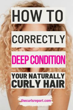 OMG! These are some of the best deep conditioning tips for curly hair. You'll learn how to use deep conditioning treatment for naturally curly hair, what to do and what not to do + more. These are great curly hair tips for girls with hair types 2, 3, and 4! Tips For Curly Hair, All Natural Hair Products