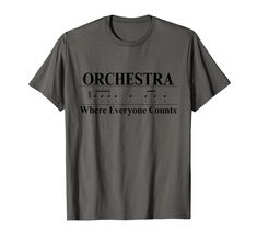 orchestra where everyone counts t - shirt