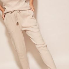 Dk Active's Deuce Pant In Beige - Nwt. Easy, Slightly Oversized Waffle Joggers W/ Twill Drawstring And Metal Cap Aglets; There Is Also A Matching Arlo Hoodie (Sold Separately). Questions? Feel Free To Comment Below! High Waist Beige Relaxed Fit Sweatpants, Beige High Waist Relaxed Fit Sweatpants, Relaxed Beige Bottoms For Loungewear, Neutral Bottoms With Elastic Waistband For Loungewear, Summer Beige Sweatpants For Loungewear, Neutral Elastic Waistband Bottoms For Loungewear, Neutral Loungewear Bottoms With Elastic Waistband, Beige Tapered Leg Lounge Pants, Beige Straight Leg Loungewear Bottoms