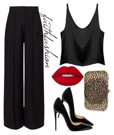 Untitled #455 by faithfashionash on Polyvore featuring polyvore fashion style Miss Selfridge Christian Louboutin Valentino Lime Crime clothing #christianlouboutinshoes Trends For 2024, Rock Chic, Fall Fashion Trends, Fashion Mode, Ladies Tops Fashion, Elegant Outfit, Miss Selfridge, Polyvore Fashion