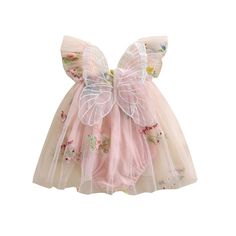 PRICES MAY VARY. 🦋High Quality Fabric: Baby fairy dresses are made of 100% polyester, fairy dress baby is soft and breathable, high quality fabric provides excellent wearing experience, 2024 New style, your little princess will love! Baby girl Halloween costumes so so so beautiful. 🦋2024 New Style: Halloween costume baby, butterfly wings dresses for infant girls, baby fairy costume with 3D flowers, sleeveless, floral embroidery, fairy wings baby, baby fairy wings, cute butterfly wings on the b 1st Fairy Birthday Party, Woodland Fairy 1st Birthday Party, Fairy Birthday Dress, Baby Fairy Dress, Fairy First Birthday Party Decoration, Fairy 1st Birthday Party Ideas, Baby Fairy Costume, Halloween Costumes Fairy