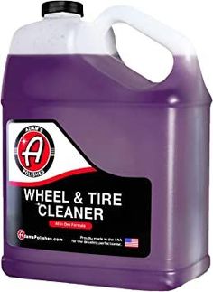 a gallon of wheel and tire cleaner